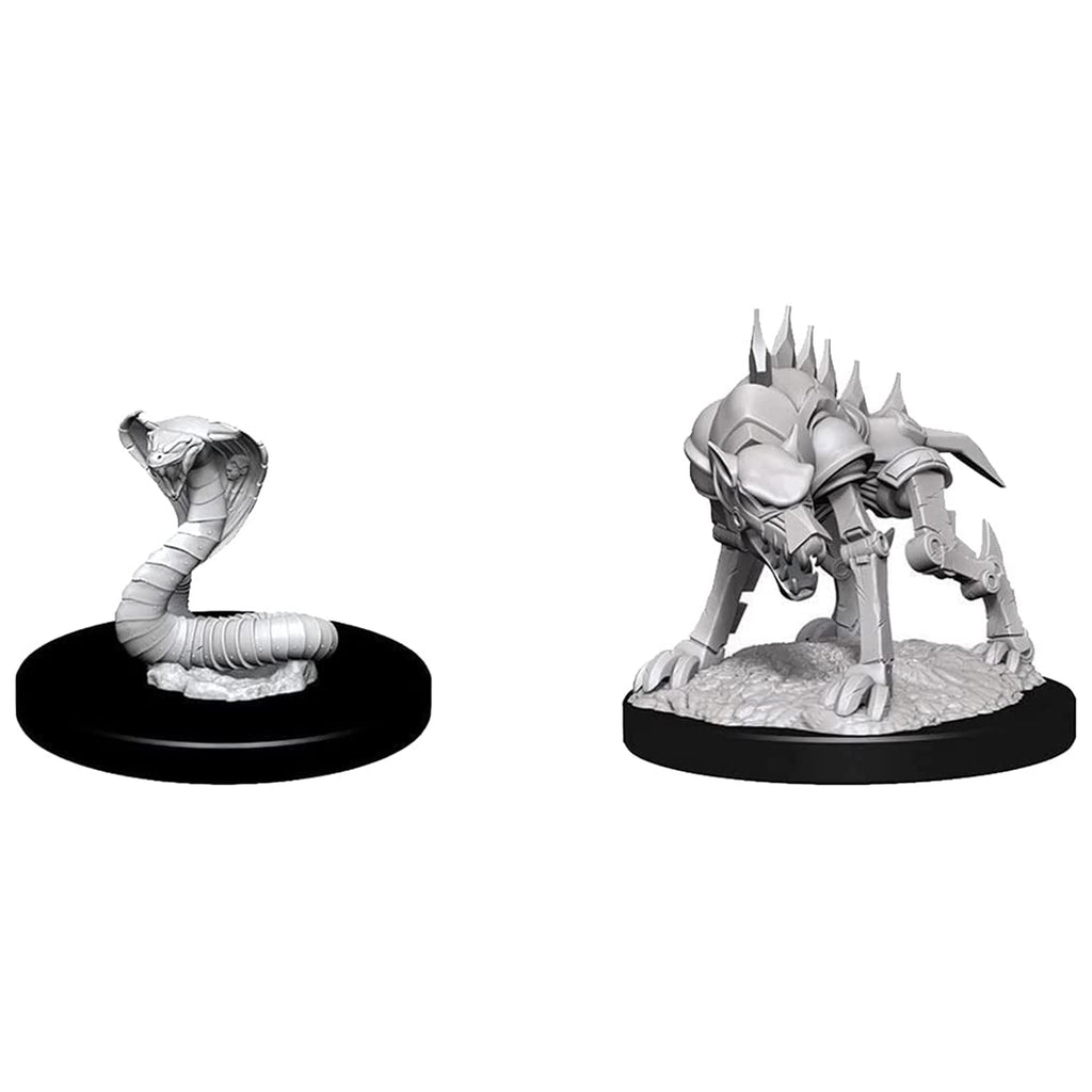 Dungeons And Dragons Iron Cobra And Iron Defender Nolzur's Miniatures
