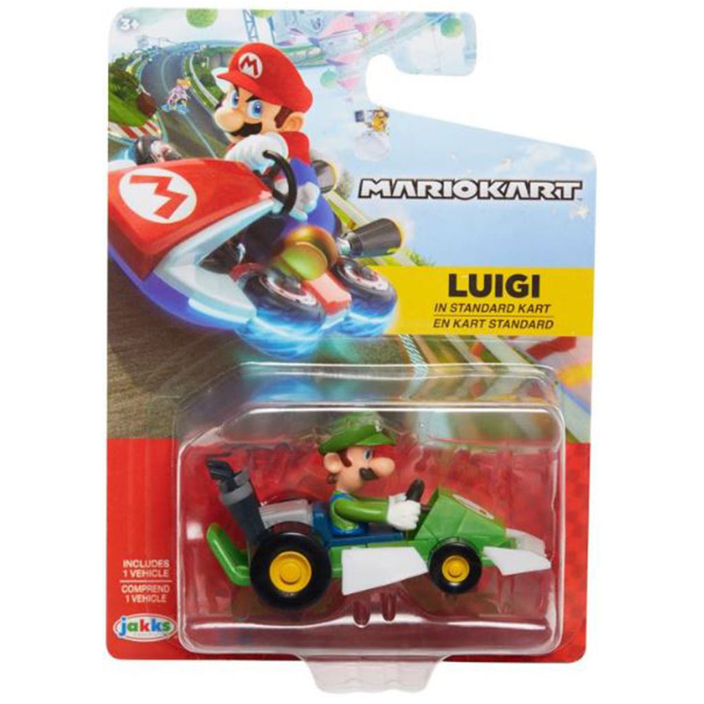 Super Mario Kart Luigi Standard Kart Figure - Radar Toys