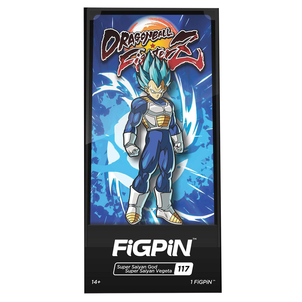 Figpin Dragon Ball Fighter Z SSGSS Vegeta Collectible Pin #117 - Radar Toys