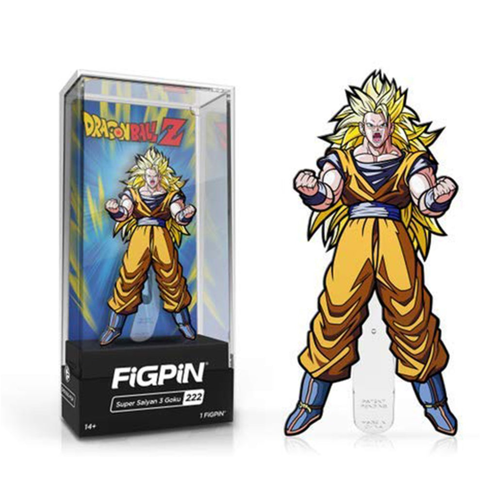 Figpin Dragon Ball Z Super Saiyan 3 Goku Collectible Pin #222 - Radar Toys