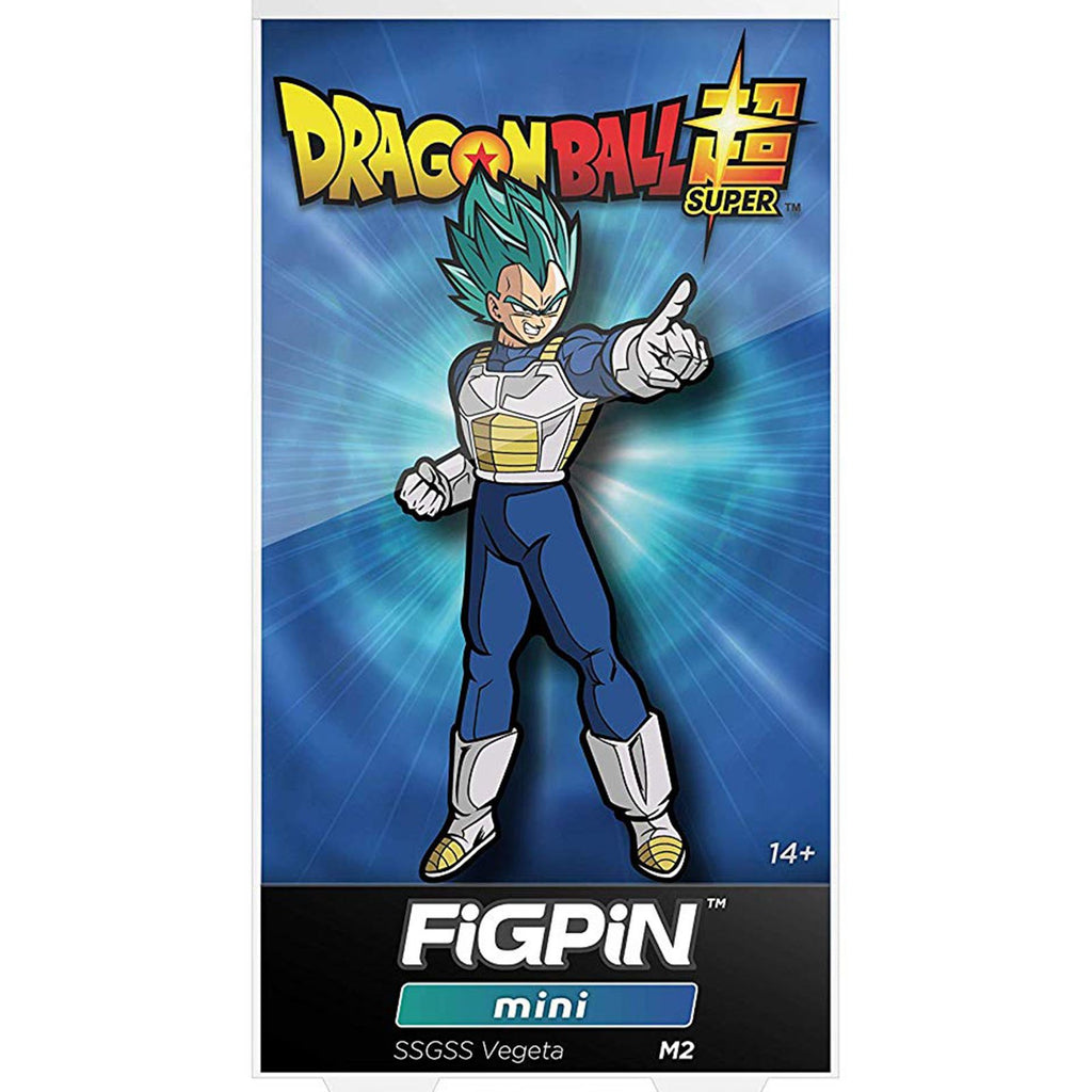 Figpin Mini Dragon Ball Super SSGSS Vegeta Collectible Pin - Radar Toys
