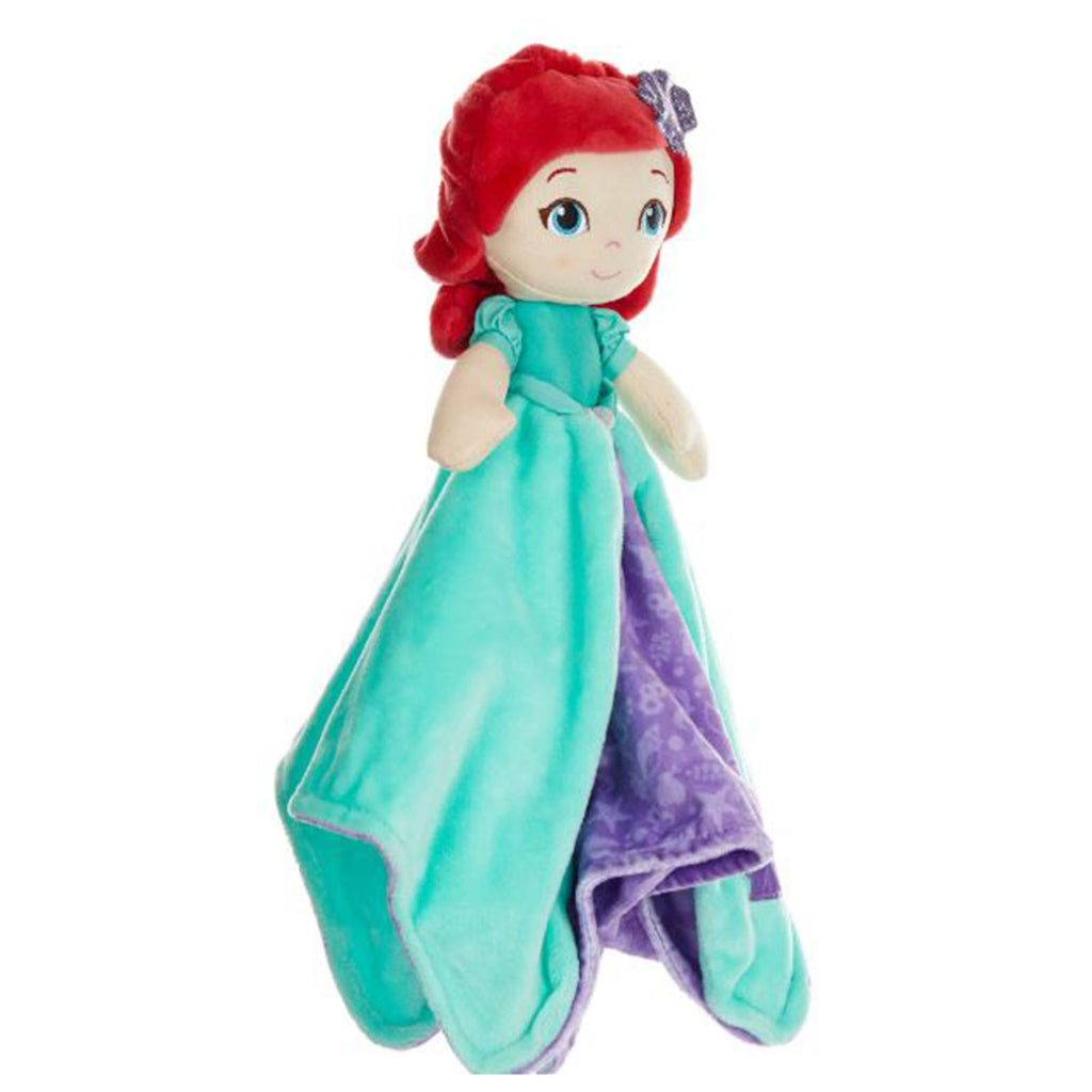 Kid's Preferred Disney Baby Ariel 14 Inch Plush Blanket - Radar Toys
