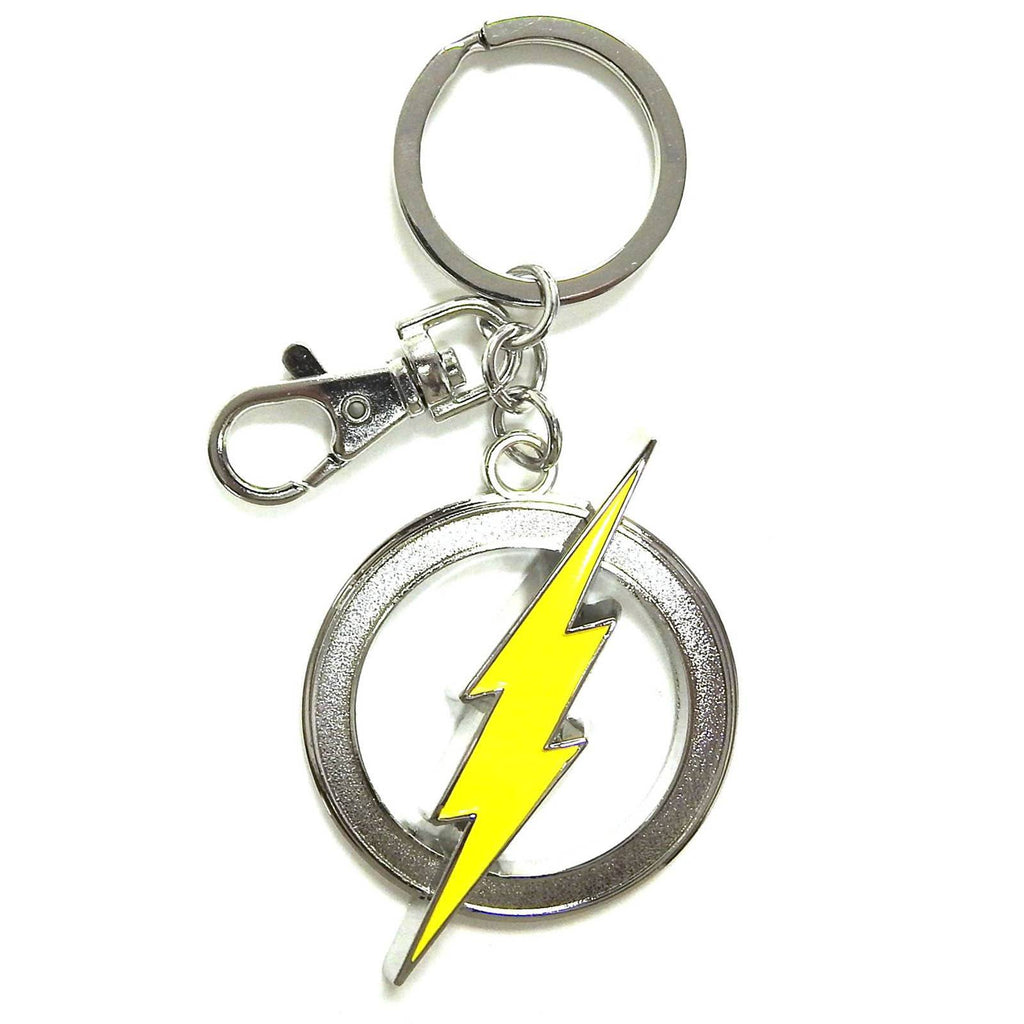 DC Comics The Flash Emblem Pewter Metal Keychain