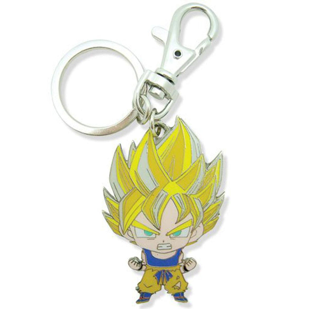 Dragon Ball Z Super Deformed Goku Metal Keychain