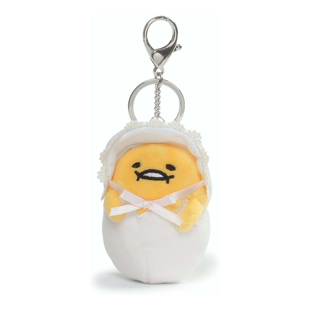 Gund Sanrio Gudetama The Lazy Egg 3 Inch Plush Keychain - Radar Toys