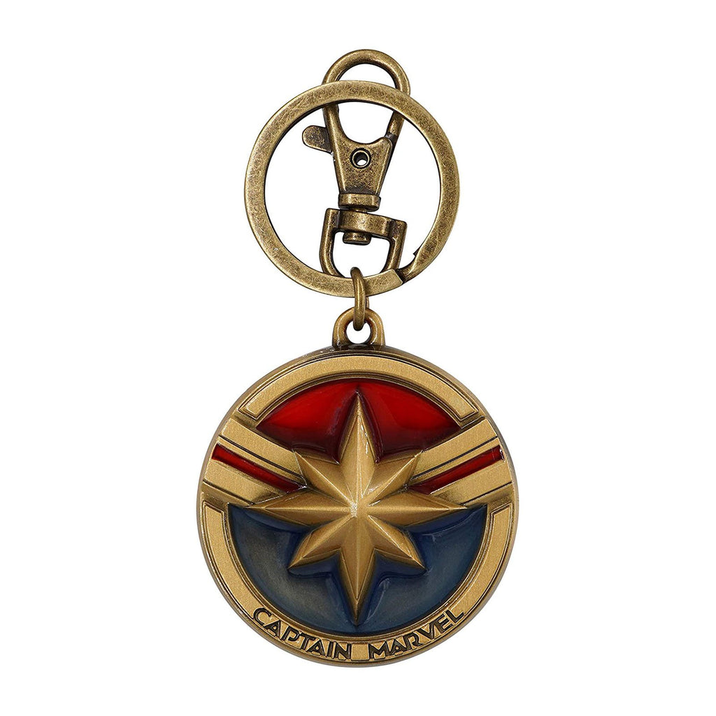 Marvel Captain Marvel Colored Insignia Metal Keychain