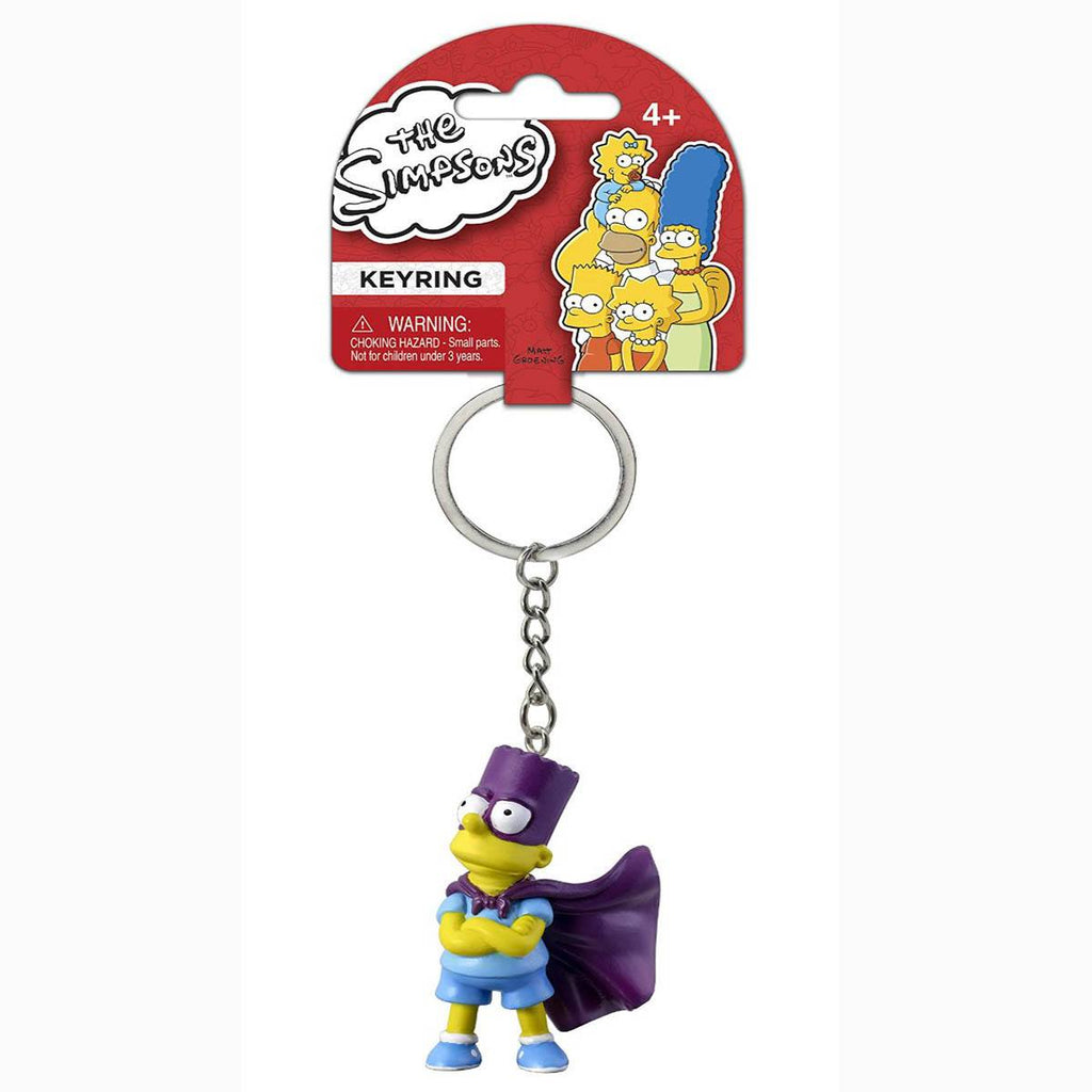 Simpsons Bart In Costume Figure Keychain