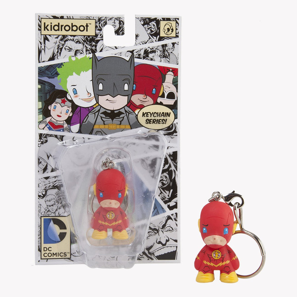 Kidrobot DC Comics Flash Vinyl Figure Keychain