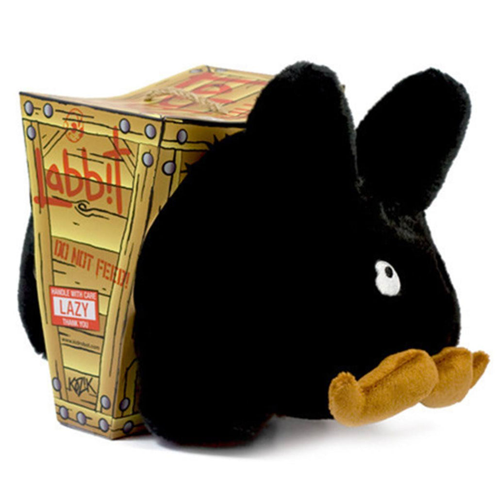 Kidrobot Stache Labbit Black 14 Inch Plush Figure