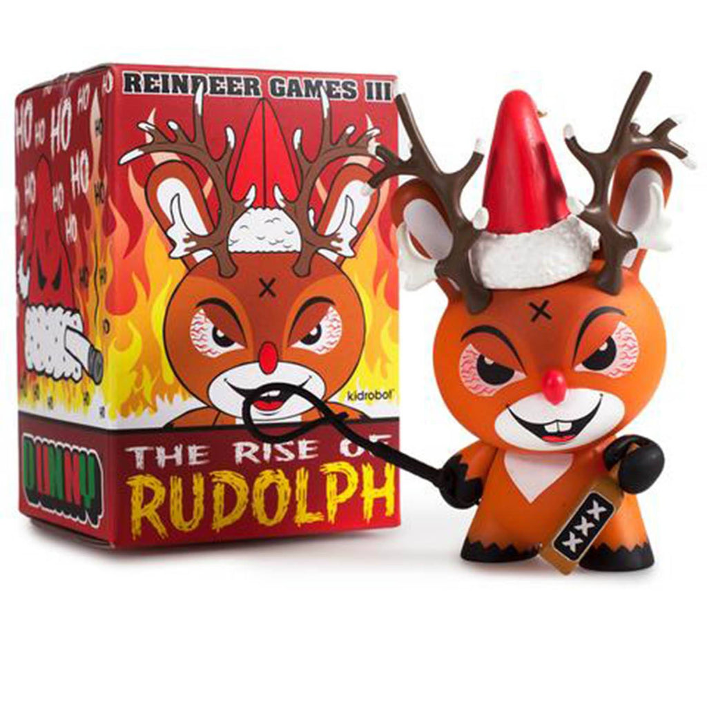 Kidrobot Dunny Rise Of Rudolph Holiday Mini Vinyl Figure