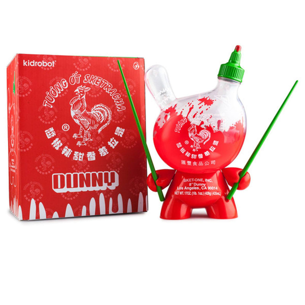 Kidrobot Dunny Sketracha Sket One Sriracha 8 Inch Vinyl Figure