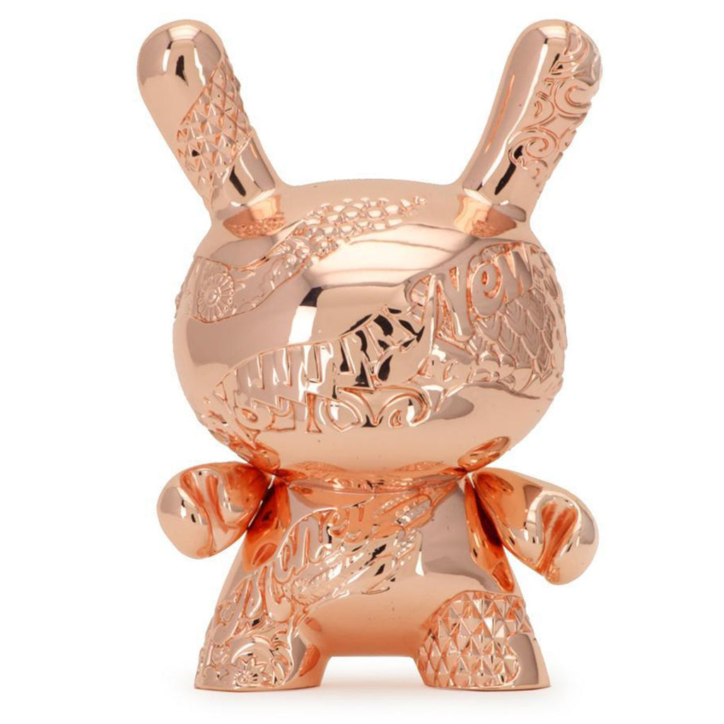 Kidrobot New Money Rose Gold Metal 5 Inch Dunny Figure