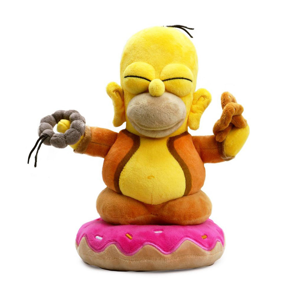 Kidrobot Simpsons Homer Buddha 10 Inch Plush Figure