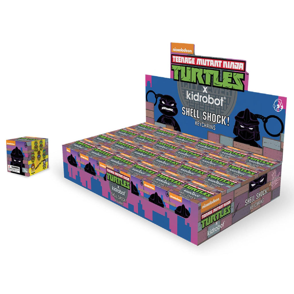 Kidrobot Teenage Mutant Ninja Turtles Series 2 Blind Box Keychain Figure