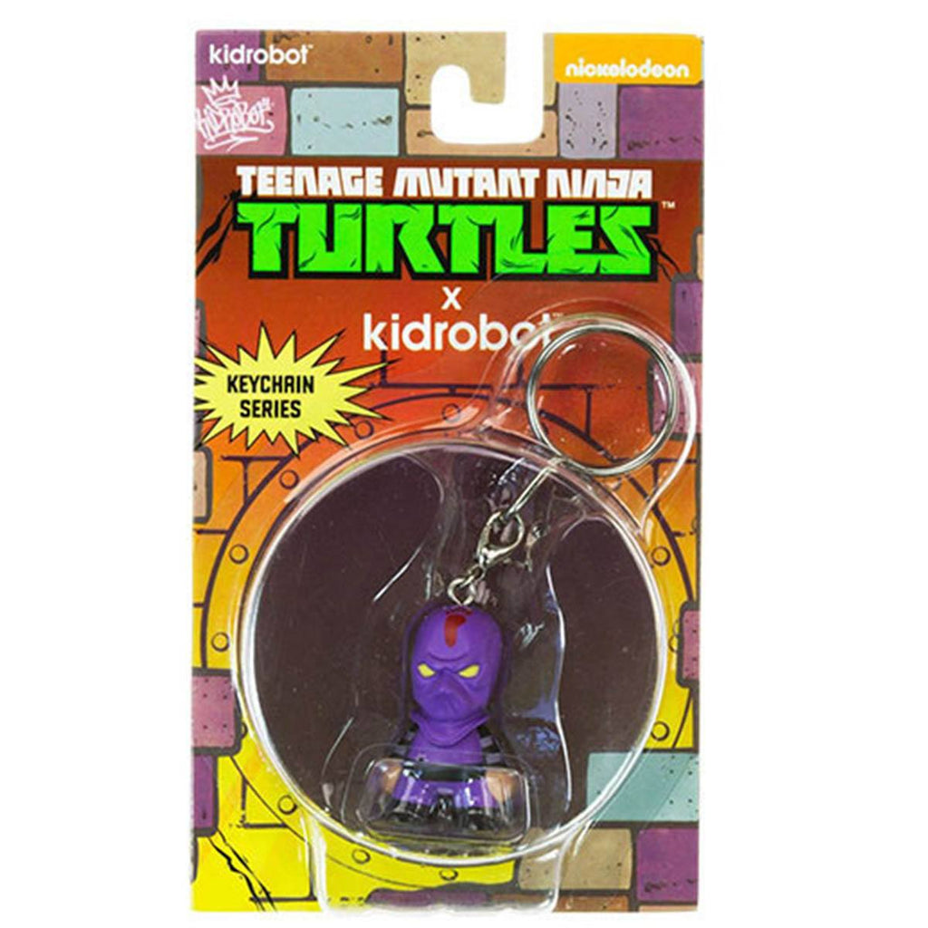 Kidrobot Teenage Mutant Ninja Turtles Foot Soldier Mini Keychain Figure