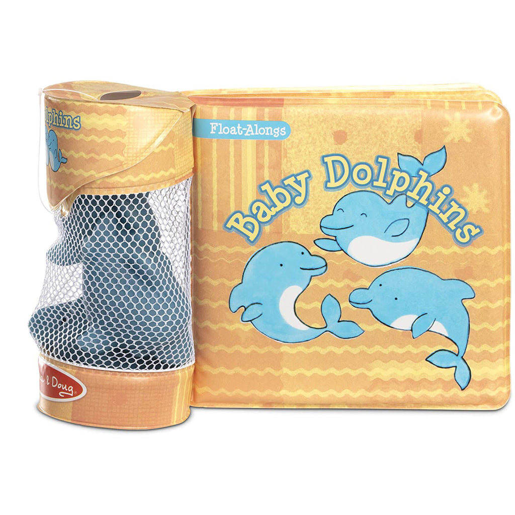 Melissa And Doug Float-Alongs Baby Dolphins Soft Book Set - Radar Toys