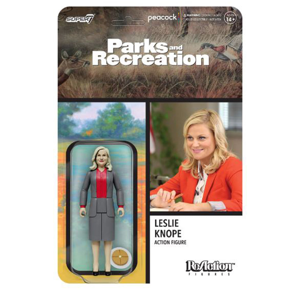 Super7 Parks And Recreation Leslie Knope Reaction Figure