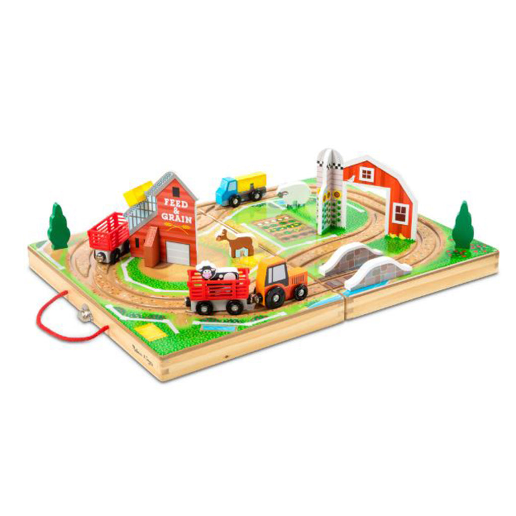 Melissa And Doug Take Along Farm Wooden Play Set - Radar Toys