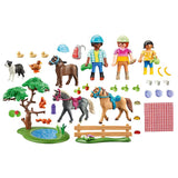 Playmobil Country Picnic Adventure With Horses Building Set 71239 - Radar Toys