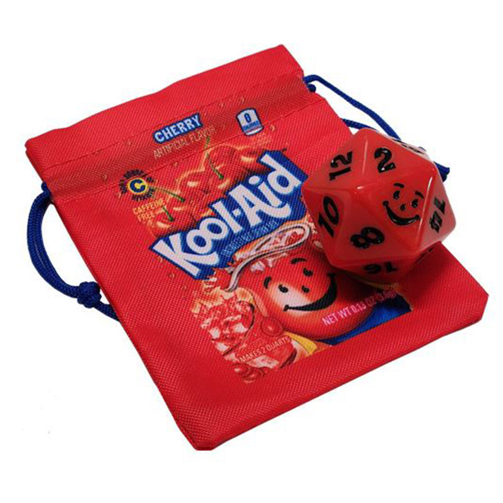 USAopoly Kool-Aid D20 20 Sided Die With Custom Bag