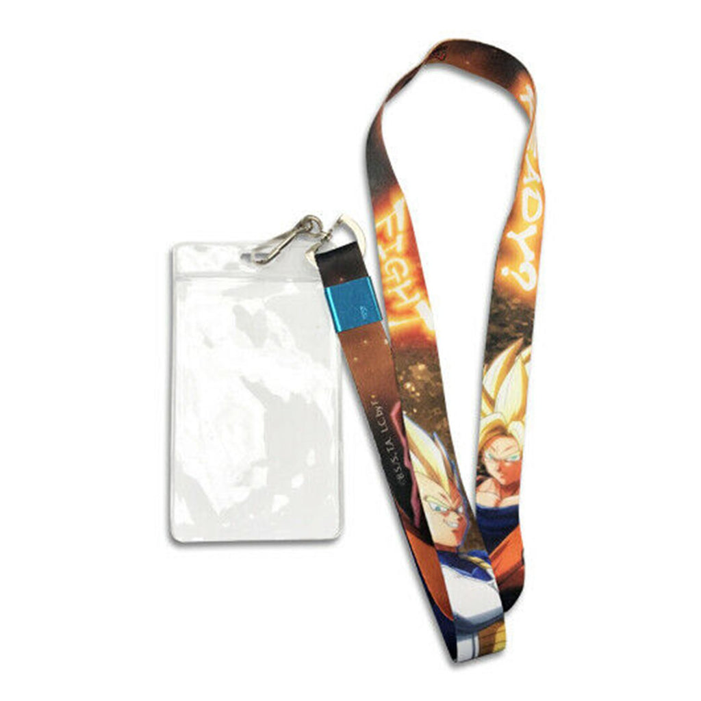 Dragon Ball Fighterz Goku Vs Vegeta ID Holder Lanyard - Radar Toys