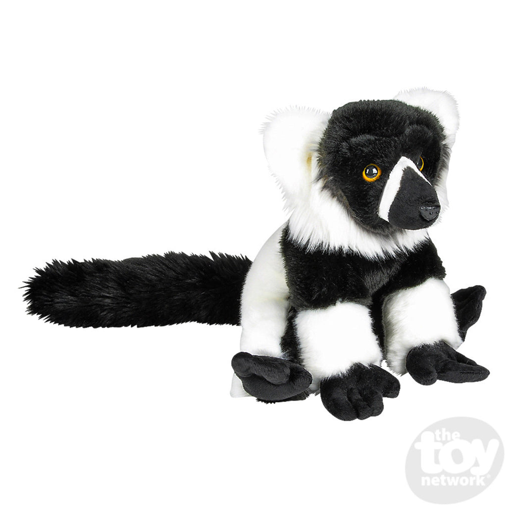 Heirloom Floppy White Ruffed Lemur 12 Inch Plush - Radar Toys