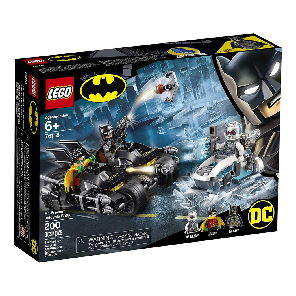 LEGO® Batman Mr. Freeze Batcycle Battle Building Set 76118
