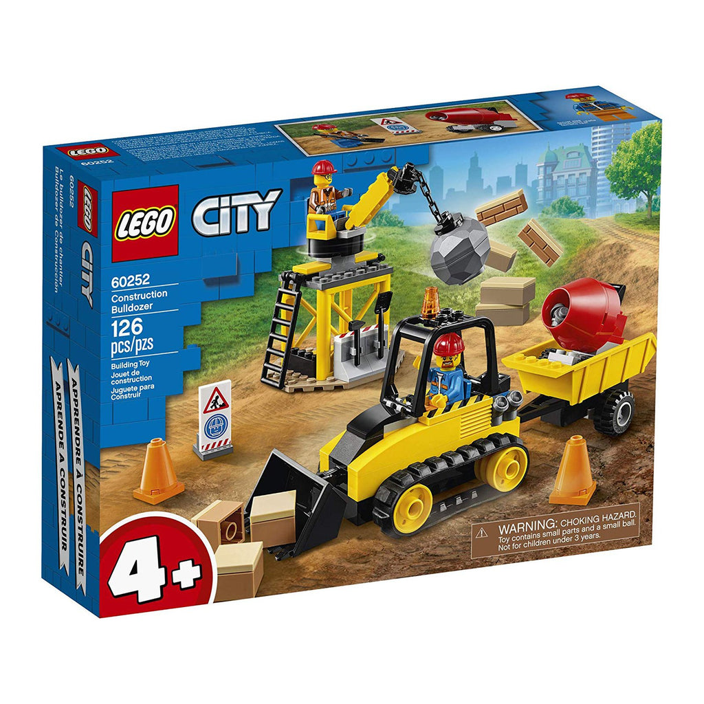 LEGO® City Construction Bulldozer Building Set 60252 - Radar Toys