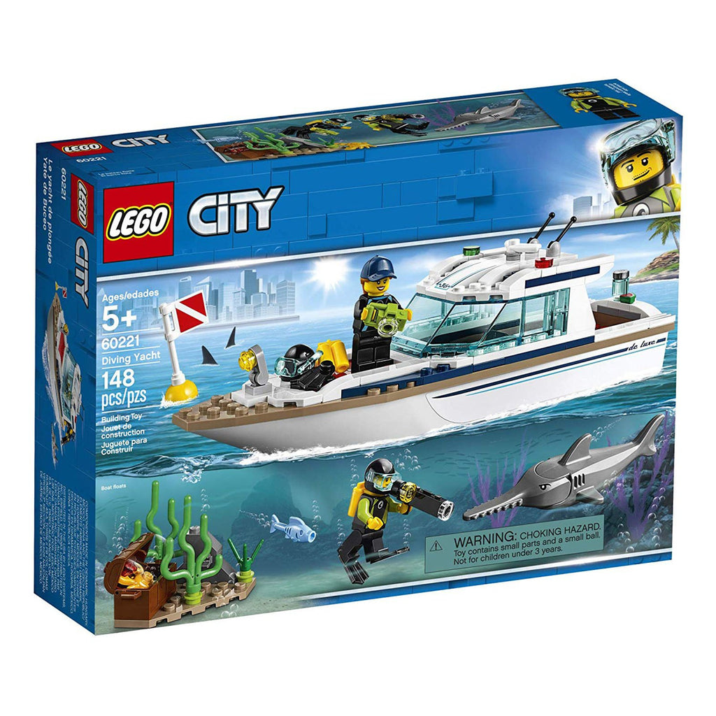 LEGO® City Diving Yacht Building Set 60221 - Radar Toys