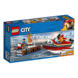 LEGO® City Dock Side Fire Building Set 60213 - Radar Toys
