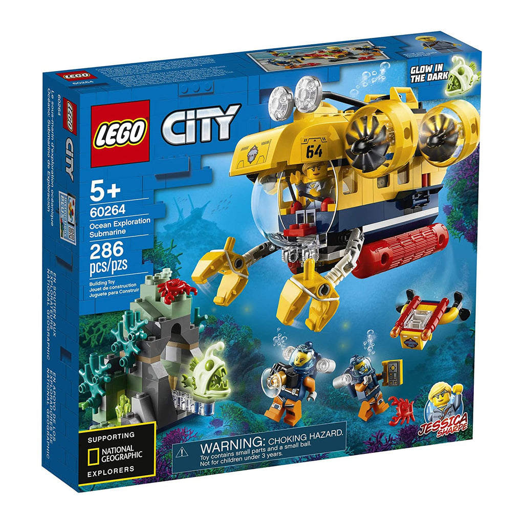 LEGO® City Ocean Exploration Submarine Building Set 60264 - Radar Toys