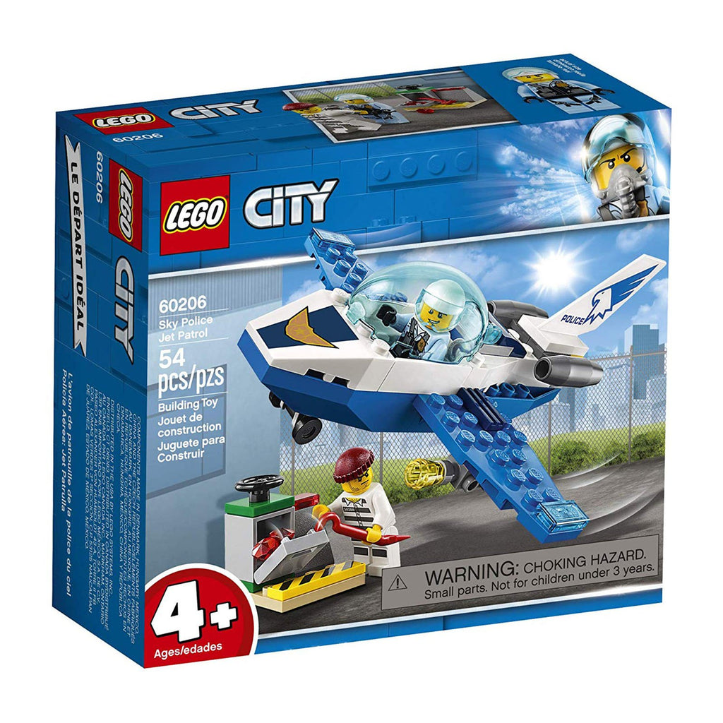 LEGO® City Sky Police Jet Patrol Building Set 60206 - Radar Toys