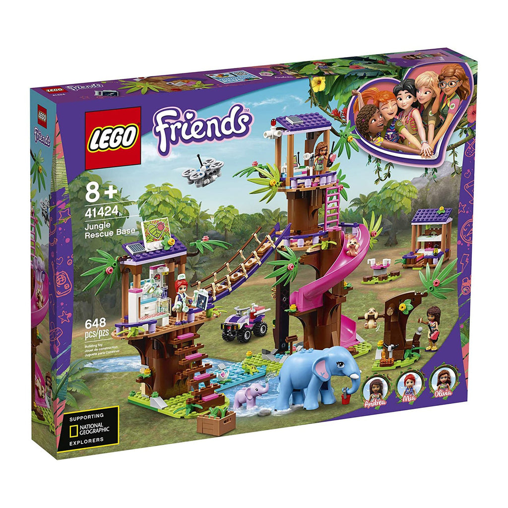 LEGO® Friends Jungle Rescue Base Building Set 41424 - Radar Toys