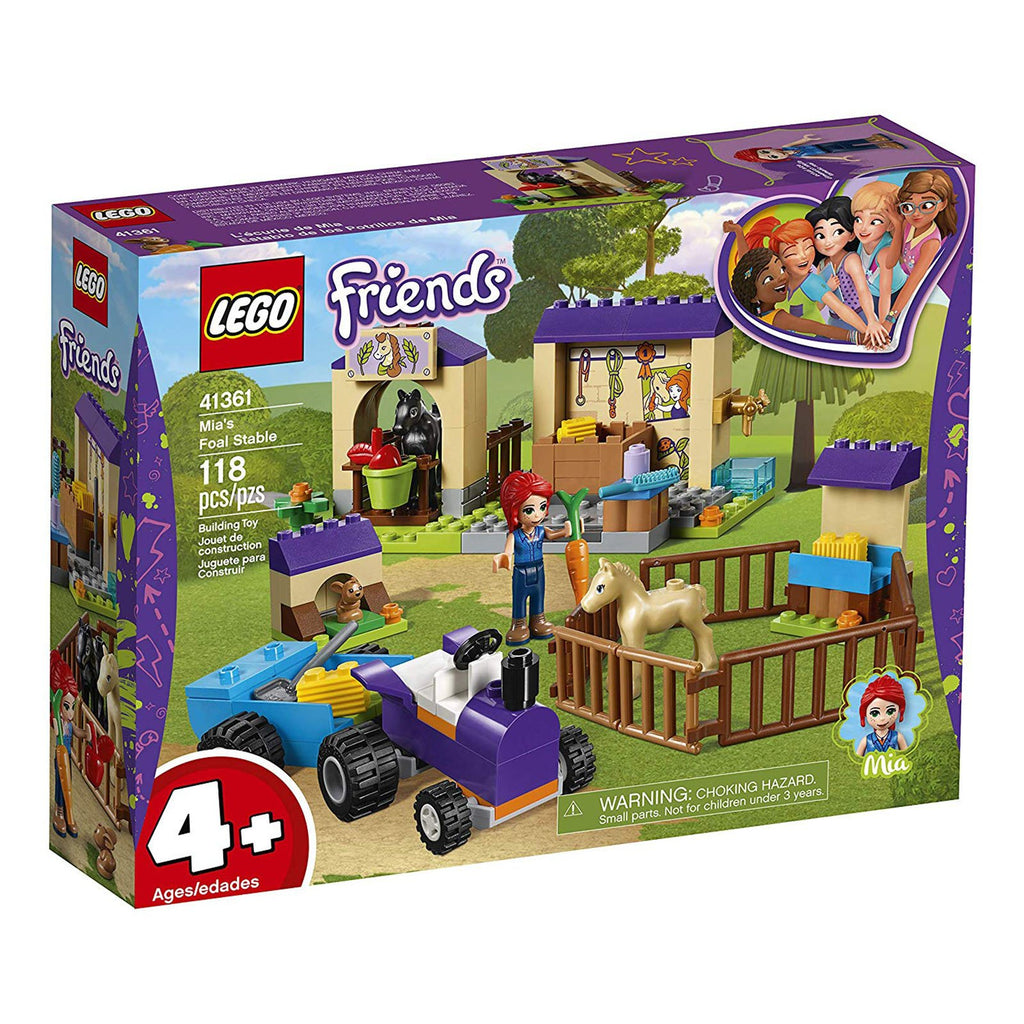 LEGO® Friends Mia's Foal Stable Building Set 41361 - Radar Toys