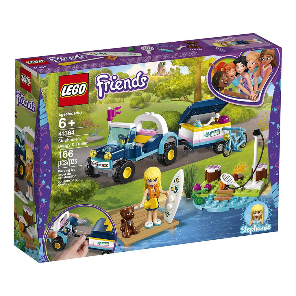 LEGO® Friends Stehpanie's Buggy And Trailer Building Set 41364 - Radar Toys