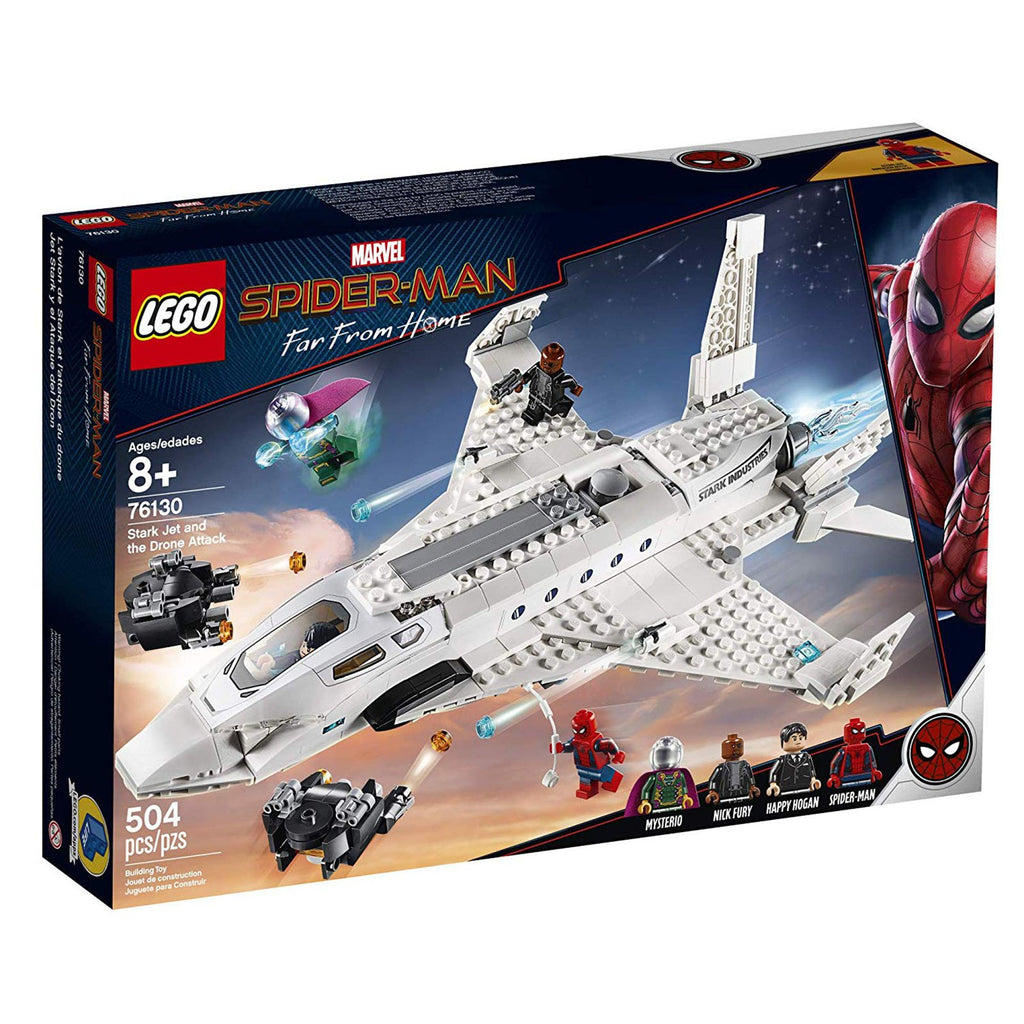 LEGO® Spider-Man Far From Home Stark Jet Drone Attack Building Set 76130 - Radar Toys