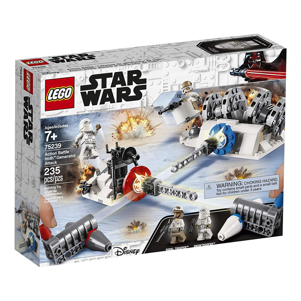 LEGO® Star Wars Action Battle Hoth Generator Attack Building Set 75239 - Radar Toys