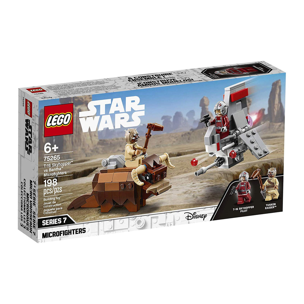 LEGO® Star Wars T-16 Skyhopper VS Bantha Microfighter Building Set 75265 - Radar Toys