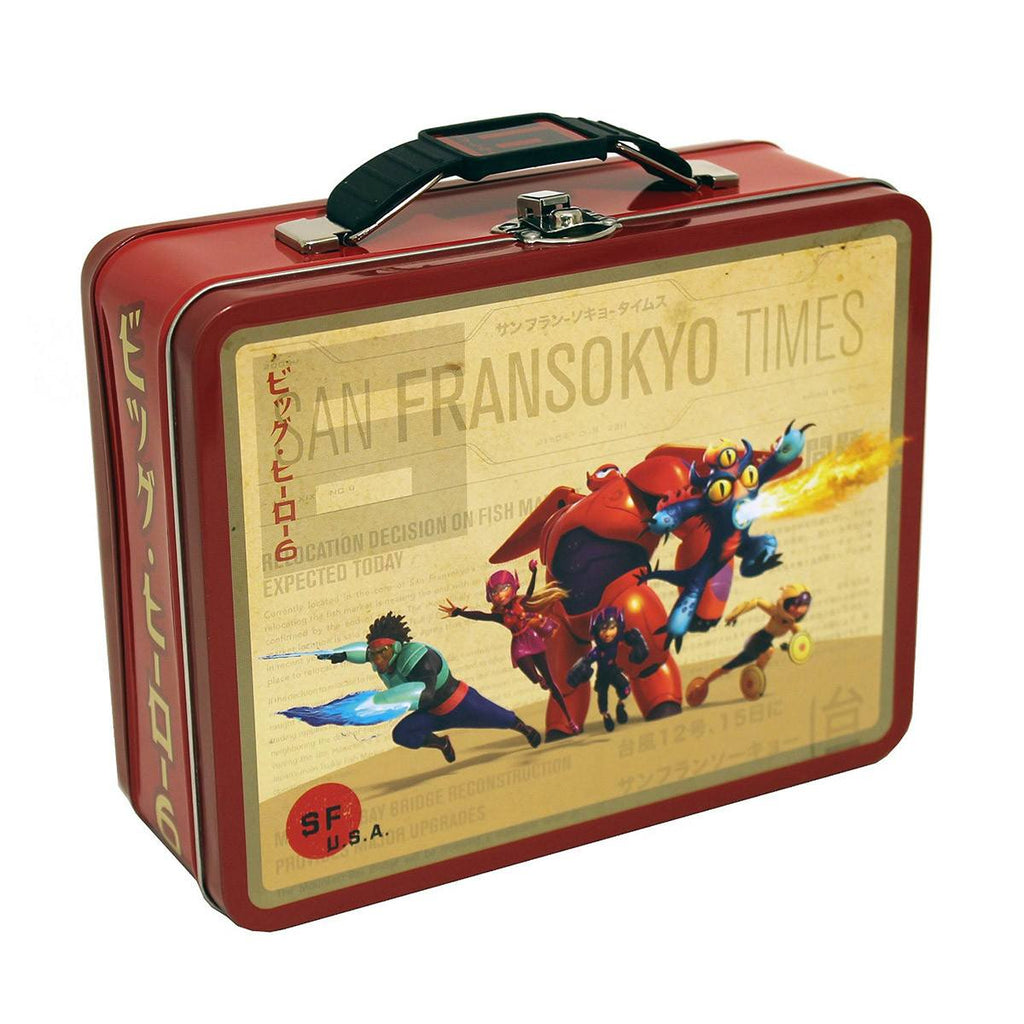 Big Hero 6 Metal Carry All Tin Lunch Box