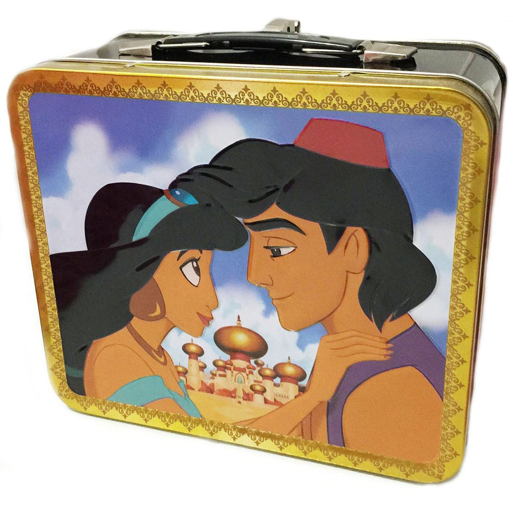 Disney Aladdin And Jasmine Metal Lunch Box