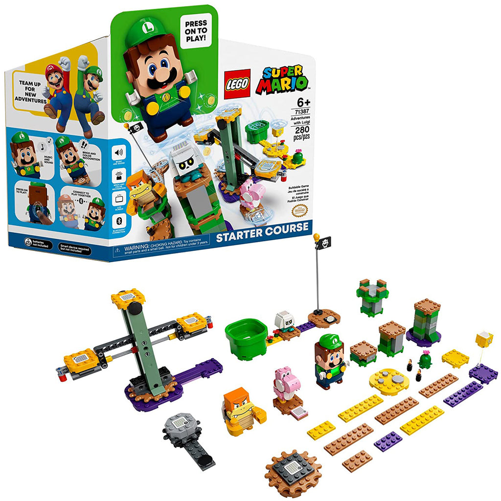 LEGO®  Mario Adventures With Luigi Starter Course Building Set 71387 - Radar Toys