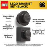 LEGO® Storage Magnet Set Of 2 Black - Radar Toys
