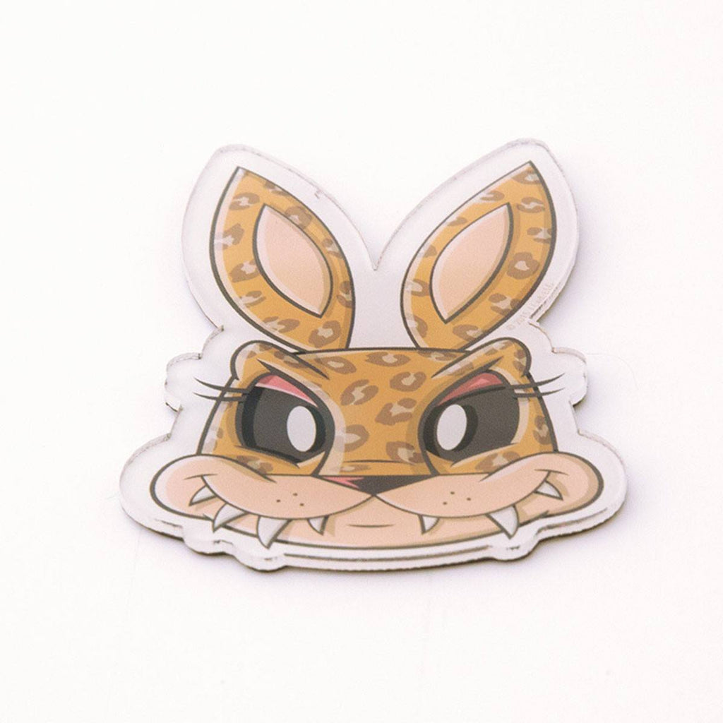 Chaos Bunnies Magnet Series Leopard Bunny Magnet - Radar Toys