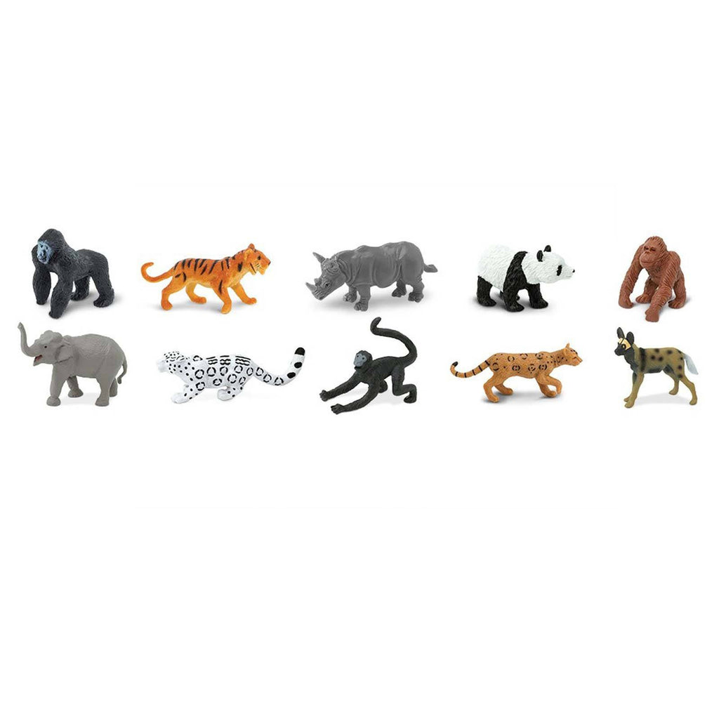 Endangered Species Land Animals Toob Mini Figures Safari Ltd
