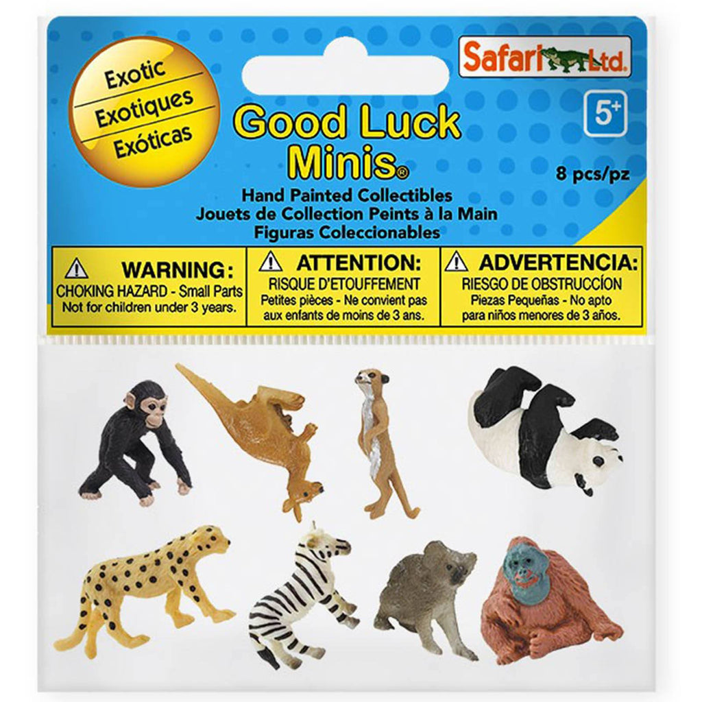 Exotic Fun Pack Mini Good Luck Figures Safari Ltd