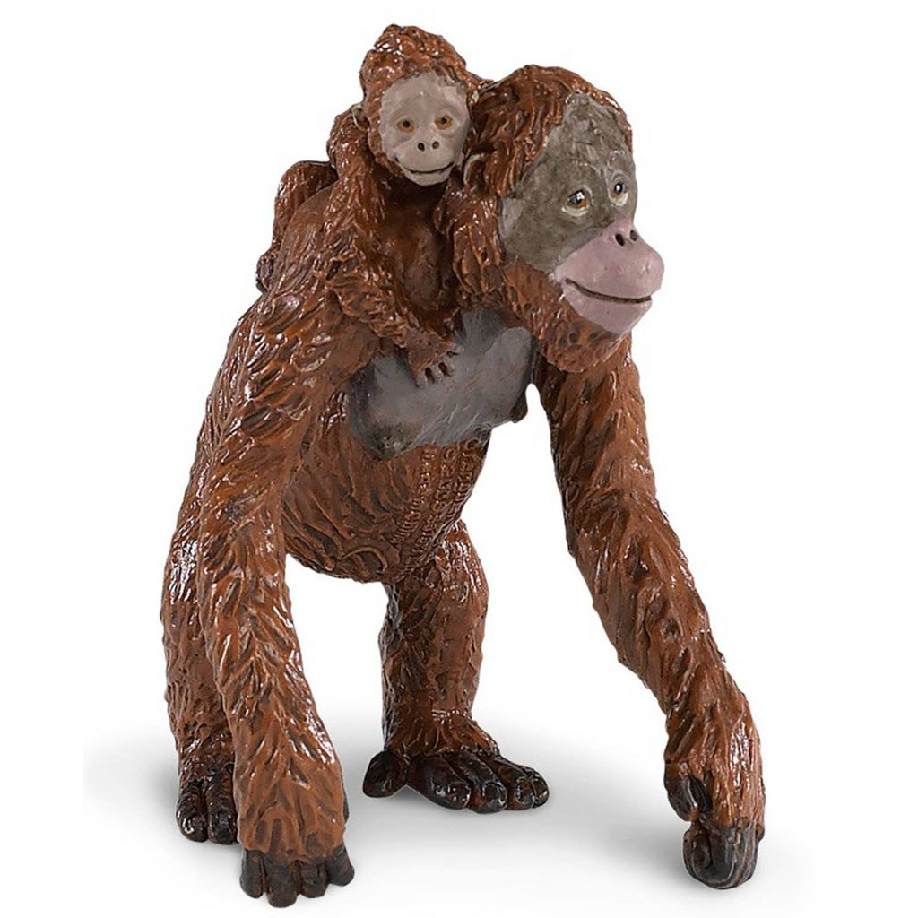 Orangutan With Baby Wildlife Figure Safari Ltd