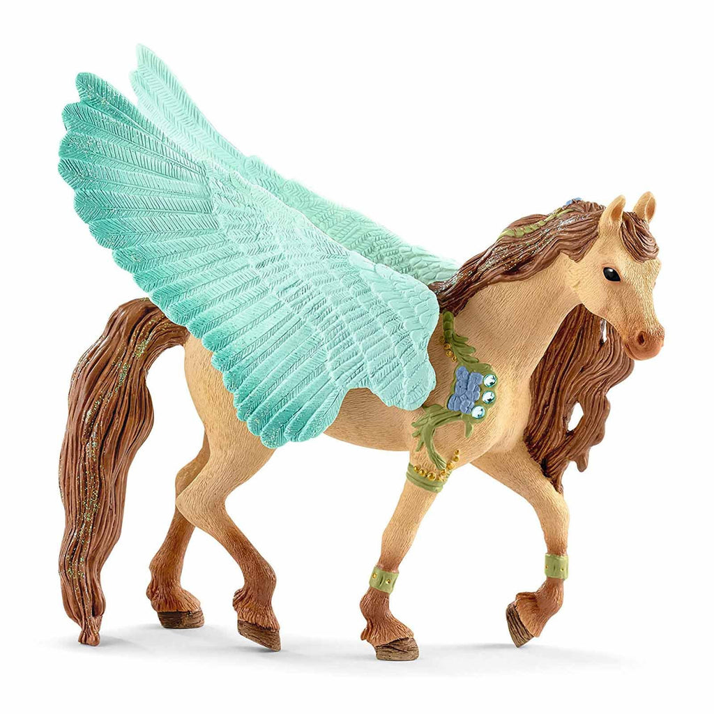 Schleich Decorated Pegasus Stallion Bayala Fantasy Figure 70574 - Radar Toys