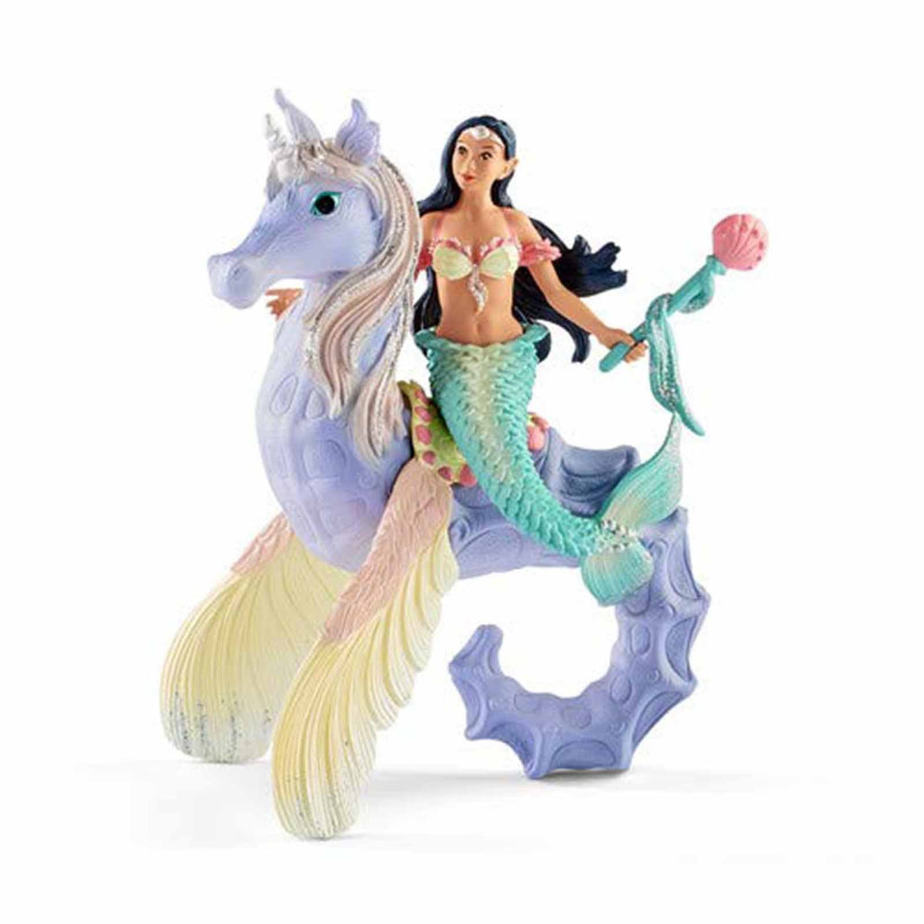 Schleich Isabelle Mermaid On Seahorse Bayala Fantasy Figure 70557 - Radar Toys