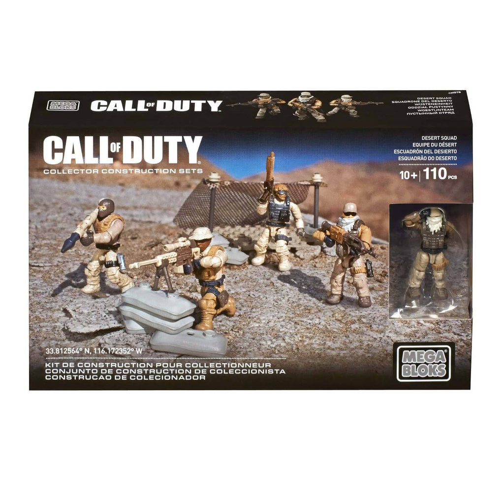 Mega Bloks Call Of Duty Desert Squad Building Set - Radar Toys