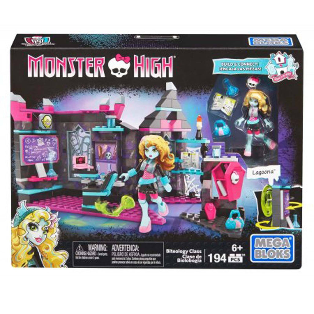 Mega Bloks Monster High Biteology Class Building Set